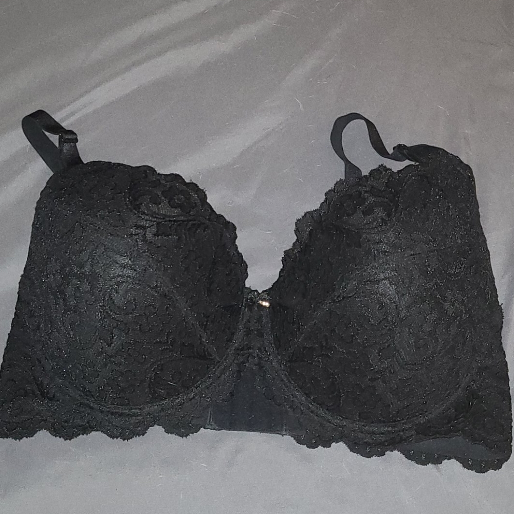 Smart & Sexy black lace pushup bra